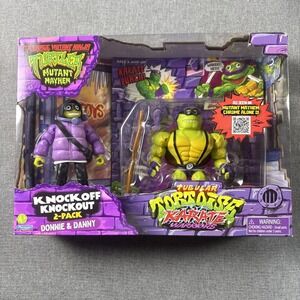 NEW Teenage Mutant Ninja Turtles Mutant Mayhem KnockOff Knockout Donnie & Danny